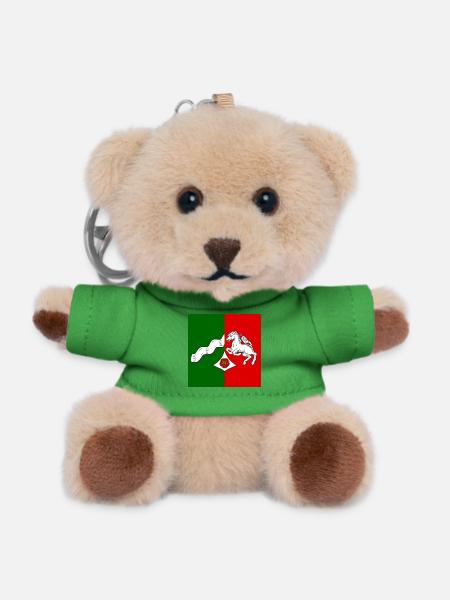 Nordrhein-Westfalen Maske - Teddy Schlüsselanhänger - Grün