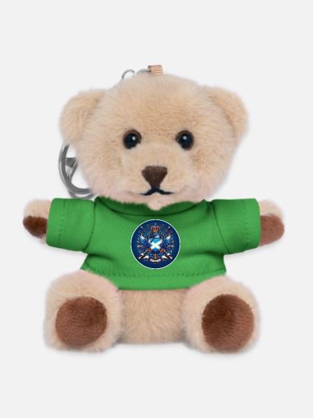 Scotland Logo - Teddy Keyring - green