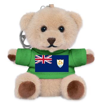 Anguilla - Teddy Schlüsselanhänger - Grün - Vorne