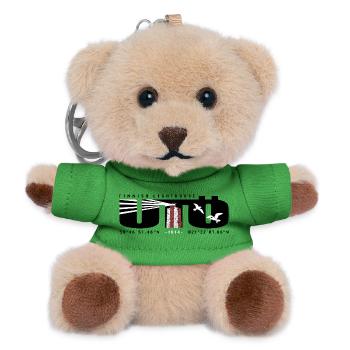 UTÖ LIGHTHOUSE ISLAND Marine Textilien und Geschenke - Teddy Schlüsselanhänger - Grün - Vorne