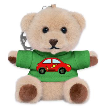 Energy Drink Auto Blitz schnell - Teddy Schlüsselanhänger - Grün - Vorne