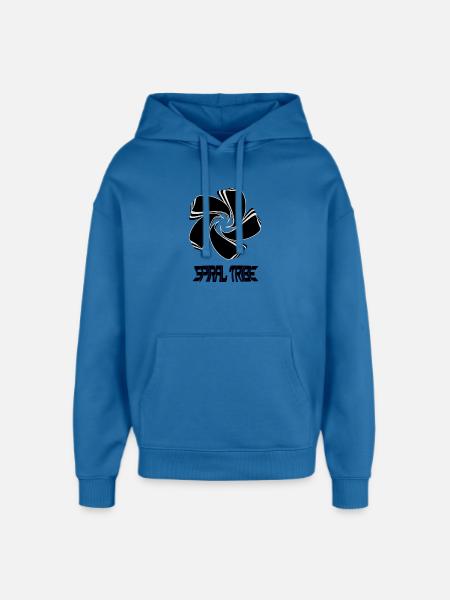 Spiral Tribe - Oversized Unisex Hoodie by Stanley/Stella - mindful blue