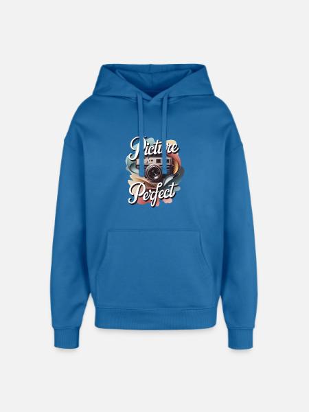 Picture Perfect - Oversized Unisex Hoodie by Stanley/Stella - mindful blue