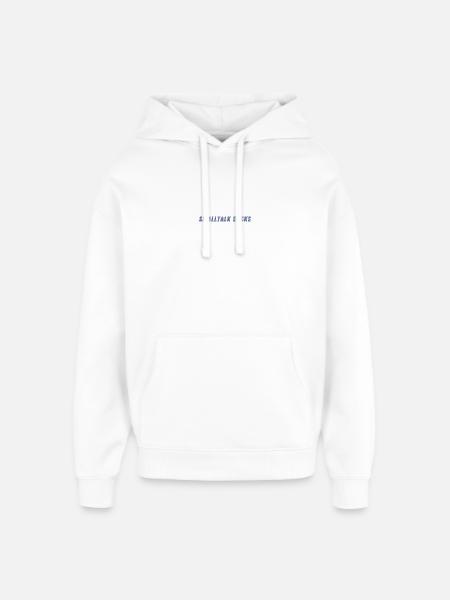 SMALLTALK SUCKS - Spread it! - Oversized Unisex Hoodie von Stanley/Stella - Weiß