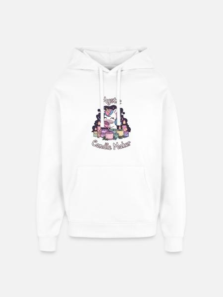 Mystic Candle Maker. - Oversized Unisex Hoodie by Stanley/Stella - white