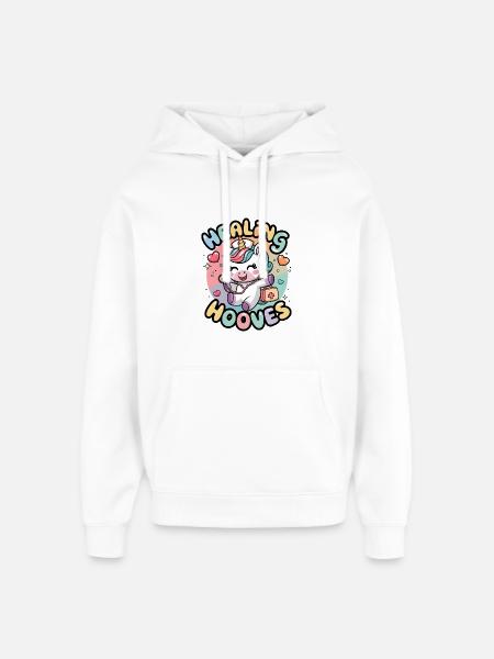 Heilende Hufe - Oversized Unisex Hoodie von Stanley/Stella - Weiß