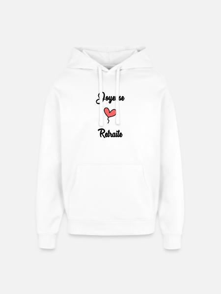 RETIREMENT - Oversized Unisex Hoodie by Stanley/Stella - white