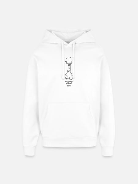 Wolfgangs famous balls - Oversized Unisex Hoodie von Stanley/Stella - Weiß