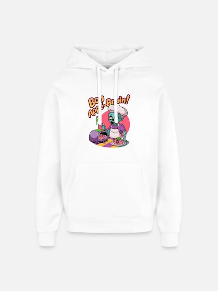 Bon Appé-brain! - Oversized Unisex Hoodie by Stanley/Stella - white