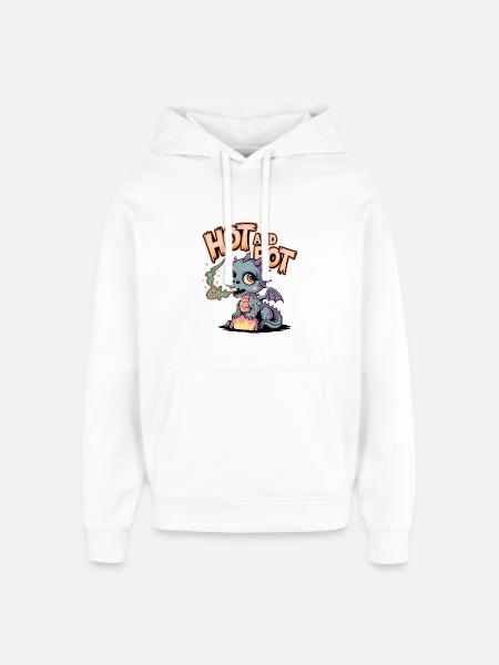 Chaud et pourri - Sweat à capuche unisexe Stanley/Stella Oversized - blanc