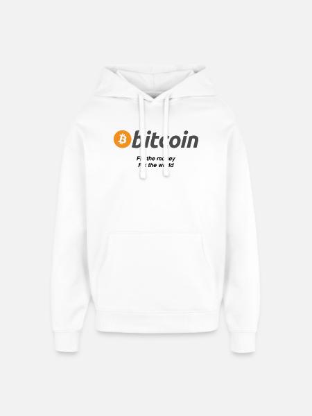 Fixthemoney - Oversized Unisex Hoodie von Stanley/Stella - Weiß