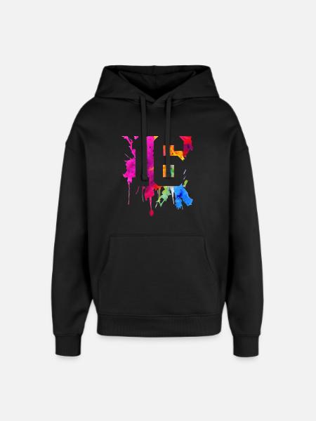 16 YEARS 16TH BIRTHDAY - Oversized Unisex Hoodie by Stanley/Stella - black