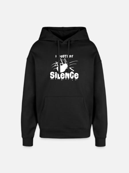Dudelsack - Oversized Unisex Hoodie von Stanley/Stella - Schwarz