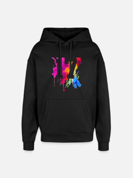 17 YEARS 17TH BIRTHDAY - Oversized Unisex Hoodie by Stanley/Stella - black