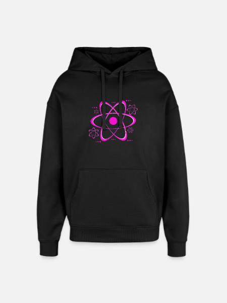 Physiker - Oversized Unisex Hoodie von Stanley/Stella - Schwarz