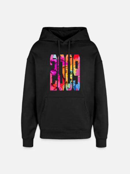 BUNT 17TH BIRTHDAY 2009 - Oversized Unisex Hoodie by Stanley/Stella - black