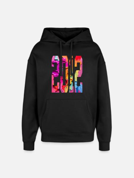 BUNT 14TH BIRTHDAY 2012 - Oversized Unisex Hoodie by Stanley/Stella - black