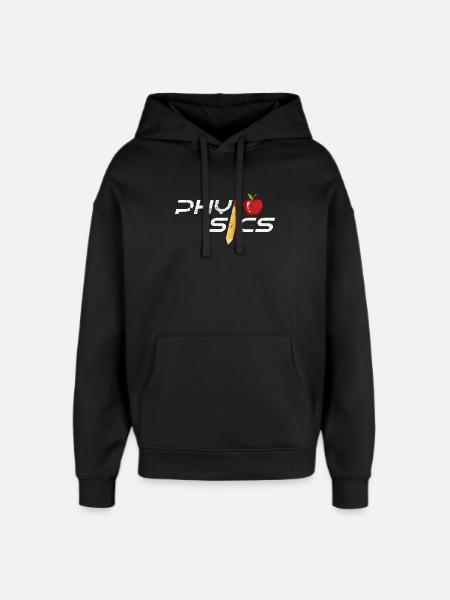 physicist - Oversized Unisex Hoodie by Stanley/Stella - black