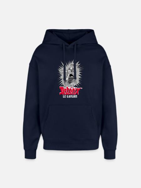 Asterix & Obelix - Asteriy Dynamics - Oversized Unisex Hoodie by Stanley/Stella - navy