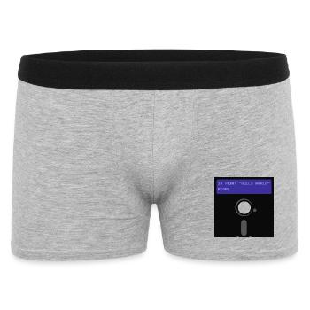 floppy disk - Men's Boxer Shorts - heather grey - Front