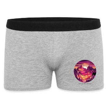 New Day, New Heights - Men's Boxer Shorts - heather grey - Front