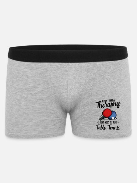 Table tennis - Men's Boxer Shorts - heather grey