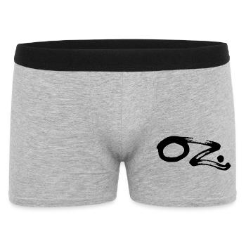 OZ - Männer Boxer Shorts - Grau meliert - Vorne