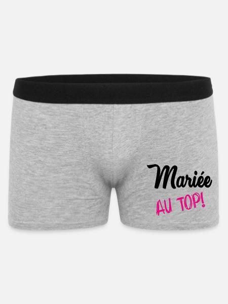 MARRIAGE - Men's Boxer Shorts - heather grey