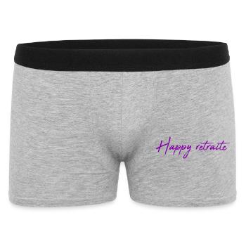 RETRAITE. RETRAITE. RETRAITEE. BONNE RETRAITE - Boxer Homme - gris chiné - Devant