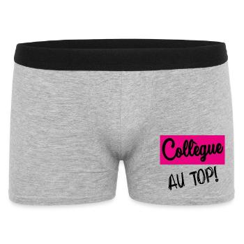 KOLLEGE - Männer Boxer Shorts - Grau meliert - Vorne