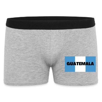 Guatemala in Guatemalan Flag Colors - Men's Boxer Shorts - heather grey - Front