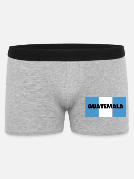 Guatemala in Guatemalan Flag Colors - Men's Boxer Shorts - heather grey