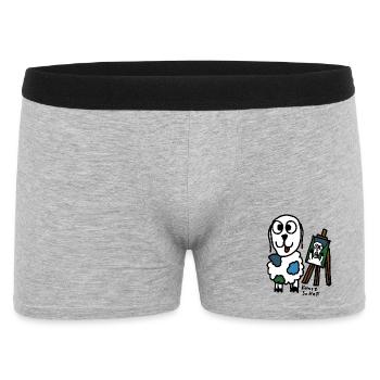 Kunst ScHoF - Männer Boxer Shorts - Grau meliert - Vorne
