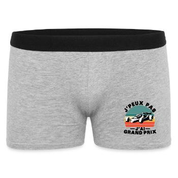Je peux pas J'ai grand prix - Boxer Homme - gris chiné - Devant