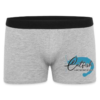 Poisson-chat, poisson-chat, pêche sportive, monstre de rivière - Boxer Homme - gris chiné - Devant