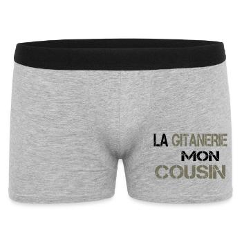 La gitanerie mon cousin - Boxer Homme - gris chiné - Devant