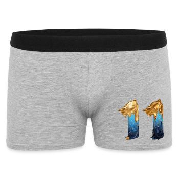 NON. 11 NUMÉRO 11 COOL 11E ANNIVERSAIRE - Boxer Homme - gris chiné - Devant