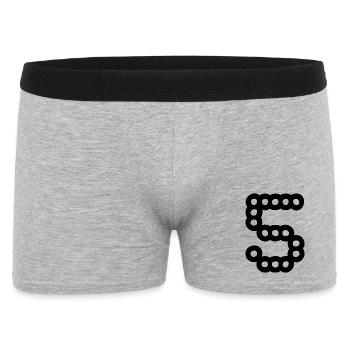 5. 5 ANS. 5e ANNIVERSAIRE. ANNIVERSAIRE 5 ANS - Boxer Homme - gris chiné - Devant