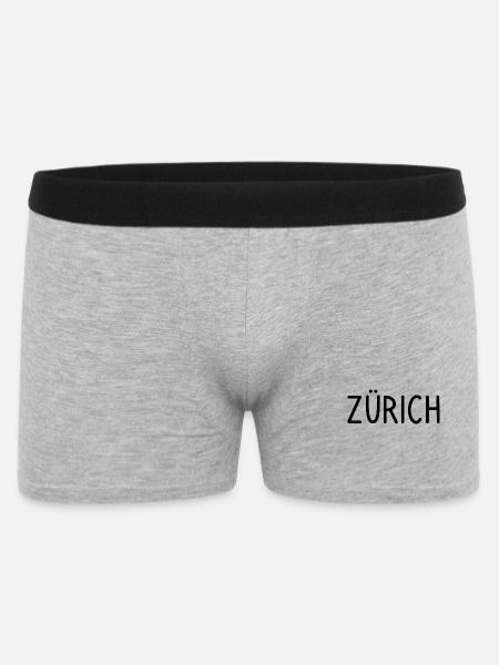 Zurich - Men's Boxer Shorts - heather grey