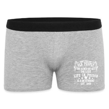 1960 À vie - Boxer Homme - gris chiné - Devant