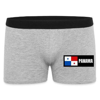 Panama Flag - Men's Boxer Shorts - heather grey - Front