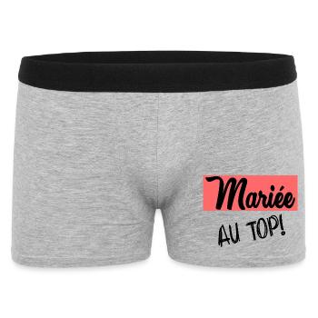 MARIEE. FUTURE MARIEE - Boxer Homme - gris chiné - Devant