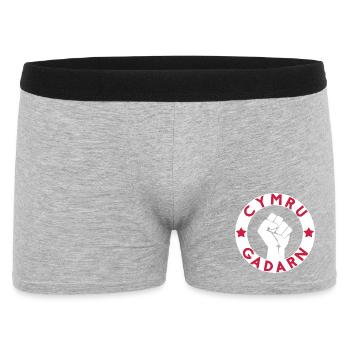 Cymru Gadarn - Boxer Homme - gris chiné - Devant