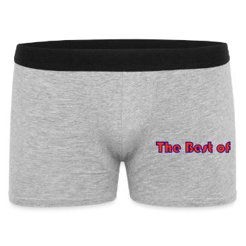 MAMA. MUTTERTAG. ALLES GUTE ZUM GEBURTSTAG MAMA. ICH LIEBE DICH - Männer Boxer Shorts - Grau meliert - Vorne