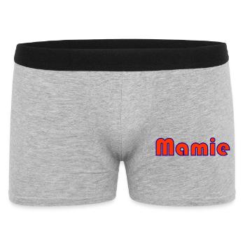 MOM. MOTHER's DAY. HAPPY MOTHER'S DAY. I LOVE YOU - Men's Boxer Shorts - heather grey - Front