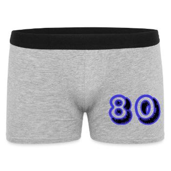 ALLES GUTE ZUM GEBURTSTAG. ALLES GUTE ZUM GEBURTSTAG. JAHRESTAG. - Männer Boxer Shorts - Grau meliert - Vorne