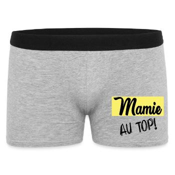 BONNE FÊTE MAMIE - Boxer Homme - gris chiné - Devant