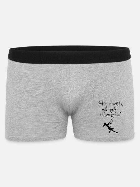 J’en ai assez, je vais me balancer! - Boxer Homme - gris chiné