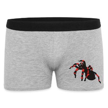 spinnen - Männer Boxer Shorts - Grau meliert - Vorne