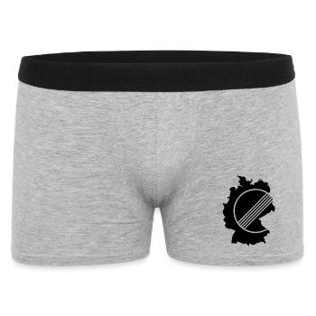 UNLIMITED GERMANY par Unlimited Apparel - Boxer Homme - gris chiné - Devant